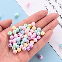 Непрозрачные акриловые бусины&nbsp;X-MACR-S370-H8mm