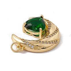 Латунные микро проложить кубического циркония подвески&nbsp;KK-G439-40G