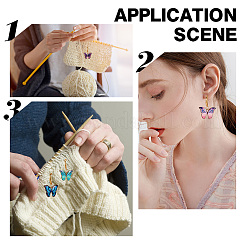 Набор для самостоятельного изготовления подвески-бабочки DIY-SC0021-26