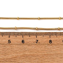 1.2 мм 304 нержавеющая сталь бусины Рондель круглые змейки ожерелья NJEW-K291-03G