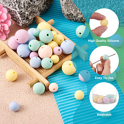 150шт 15 стиля силиконовые бусины SIL-TA0001-25