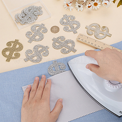 10 шт. самоклеящиеся аппликации со стразами&nbsp;PATC-FG0003-58