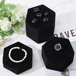 Организатор ожерелий из флока для ювелирных изделий ODIS-WH0009-33