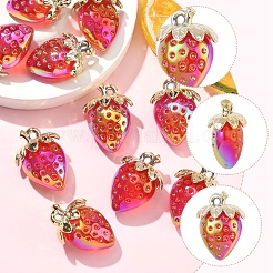 10шт прозрачные акриловые подвески MACR-FS0002-08C