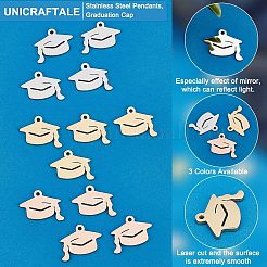 12 шт. подвески из нержавеющей стали 304 двух цветов STAS-UN0040-12