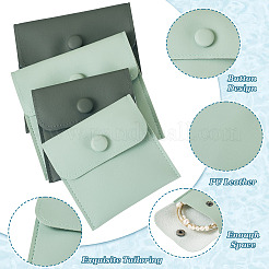 4 шт. 4 стильных мешочка для хранения ювелирных изделий из искусственной кожи&nbsp;ABAG-TA0001-64