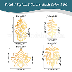8 шт. 8 подвески из нержавеющей стали 201 STAS-UN0043-42