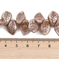 Чешские прессованные стеклянные бусины GLAA-I061-38