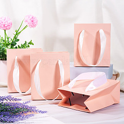 6 шт. прямоугольных бумажных подарочных пакетов для хранения с ручками-лентами&nbsp;ABAG-TA0001-65D