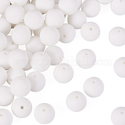 50шт пищевые экологически чистые силиконовые бусины&nbsp;SIL-TA0002-89A