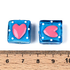 Ручной спрей окрашены бусины бисера LAMP-N035-02E