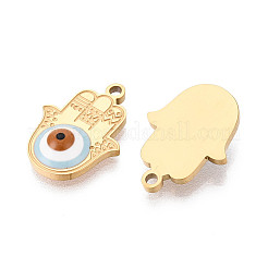 Подвески из нержавеющей стали 304 и эмали&nbsp;STAS-T073-17G