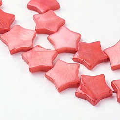 Нити бусин из натуральных пресноводных ракушек BSHE-L036-41M