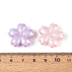 Непрозрачные акриловые бусины с УФ-покрытием&nbsp;PACR-T018-04M-A