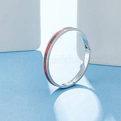 1шт. браслеты из нержавеющей стали с рифлением STAS-UN0042-50A-P