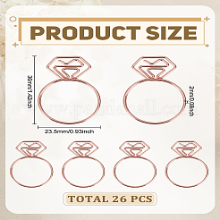 26 шт. железные скрепки&nbsp;AJEW-LP0004-41