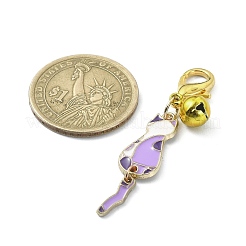 Украшение подвески из эмали из сплава кошки&nbsp;HJEW-JM01476