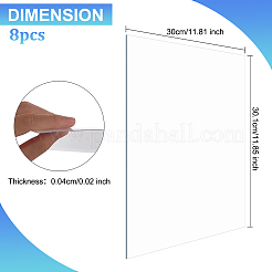 Пластиковые листы для домашних животных&nbsp;LS-DIY-WH0326-16