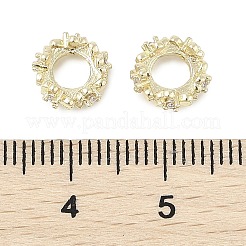 Латунные микро проложить Цирконий Европейский бисером KK-K297-43G