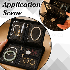 Тканевые сумки для хранения ювелирных изделий на молнии&nbsp;AJEW-WH0969-083