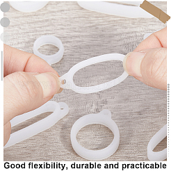 60шт. 4-х стильный силиконовый кулон SIL-CP0001-08