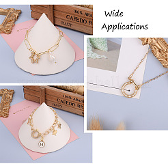 4 шт. 4 стиля латунные микропаве прозрачные кубические циркониевые d-образные кольца якорные застежки с дужками ZIRC-PJ0001-02