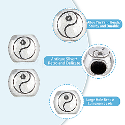 Европейские сплавочные бусины тибетского стиля &nbsp;FIND-DC0002-68