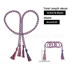 Веревка чести выпускной полиэстер&nbsp;AJEW-NB0001-60