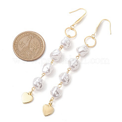 Латунь болтающийся серьги EJEW-JE05930