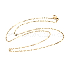 Модные унисекс ожерелья из нержавеющей стали 304 с цепочкой&nbsp;X-NJEW-M047-02