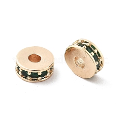 Латунные микро проложить кубического циркония бусы&nbsp;KK-R216-14KCG-04