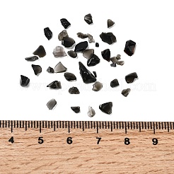 Природные обсидиана бисер чип&nbsp;X-G-L453-08