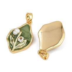 Латунь эмаль подвески KK-H078-04A-G01