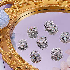 8 шт. 2 стильные кнопки из сплава со стразами DIY-GF0007-69