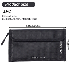 Жидкие силиконовые тканевые пакеты для хранения документов&nbsp;AJEW-WH20033-070A