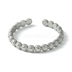 Открытое кольцо-манжета из нержавеющей стали марки 304&nbsp;RJEW-L110-047P