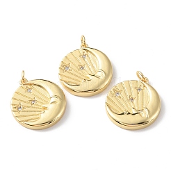 Стойки обшивки латунь микро проложить Циркон подвеску&nbsp;KK-F852-04G