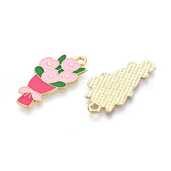 Подвески из сплава с эмалью ко дню святого валентина&nbsp;ENAM-T023-14B