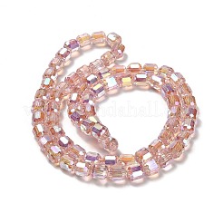 Стеклянные бусины с гальваническим покрытием &nbsp;EGLA-D030-19O