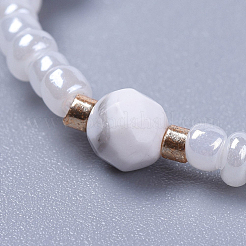 Регулируемые нейлоновые нити плетеные браслеты из бисера&nbsp;BJEW-JB04376-01