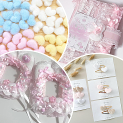 80 шт. 4 цвета шерстяные и тканевые аксессуары для украшения&nbsp;DIY-SC0032-28