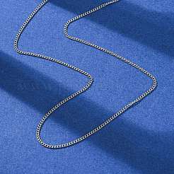 Ожерелья из цепочек панцирного плетения из нержавеющей стали 304 толщиной 1.5 мм&nbsp;NJEW-T016-28P