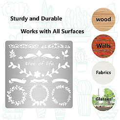 Трафареты для штампов из нержавеющей стали DIY-WH0238-105