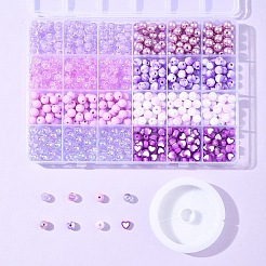 Набор для самостоятельного изготовления украшений в фиолетовой цветовой гамме&nbsp;DIY-FS0008-79