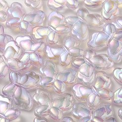 УФ-покрытие светящиеся прозрачные акриловые бусины&nbsp;OACR-P010-11D