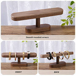 Деревянные стенды для браслетов с Т-образным стержнем ODIS-WH0061-39