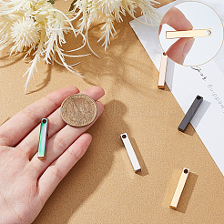 5 шт. 5-цветные подвески из нержавеющей стали 304 с вакуумным покрытием PVD&nbsp;STAS-SC0002-15