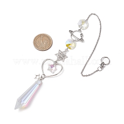 Сплав планета луна подвесные украшения&nbsp;HJEW-JM03018