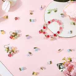 12 набор подвесок в виде листьев флоры и цветов лилии FIND-SC0016-69