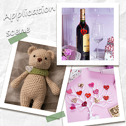 200 шт. лазерная резка деревянных фигур WOOD-SC0001-76